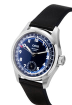 Oris Big Crown Pointer Date Kaliber 403 Lederarmband Blaues Zifferblatt Automatik 01-403-7776-4065-07-5-19-11 Herrenuhr