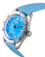 Oris Divers Sixty-Five Cotton Candy Textilarmband Blaues Zifferblatt Automatik 01-733-7771-4055-07-3-19-02S 100M Unisex Uhr