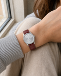 Gucci G-Timeless 32 mm Silver Bee Dial Watch YA1265057 worn on wrist