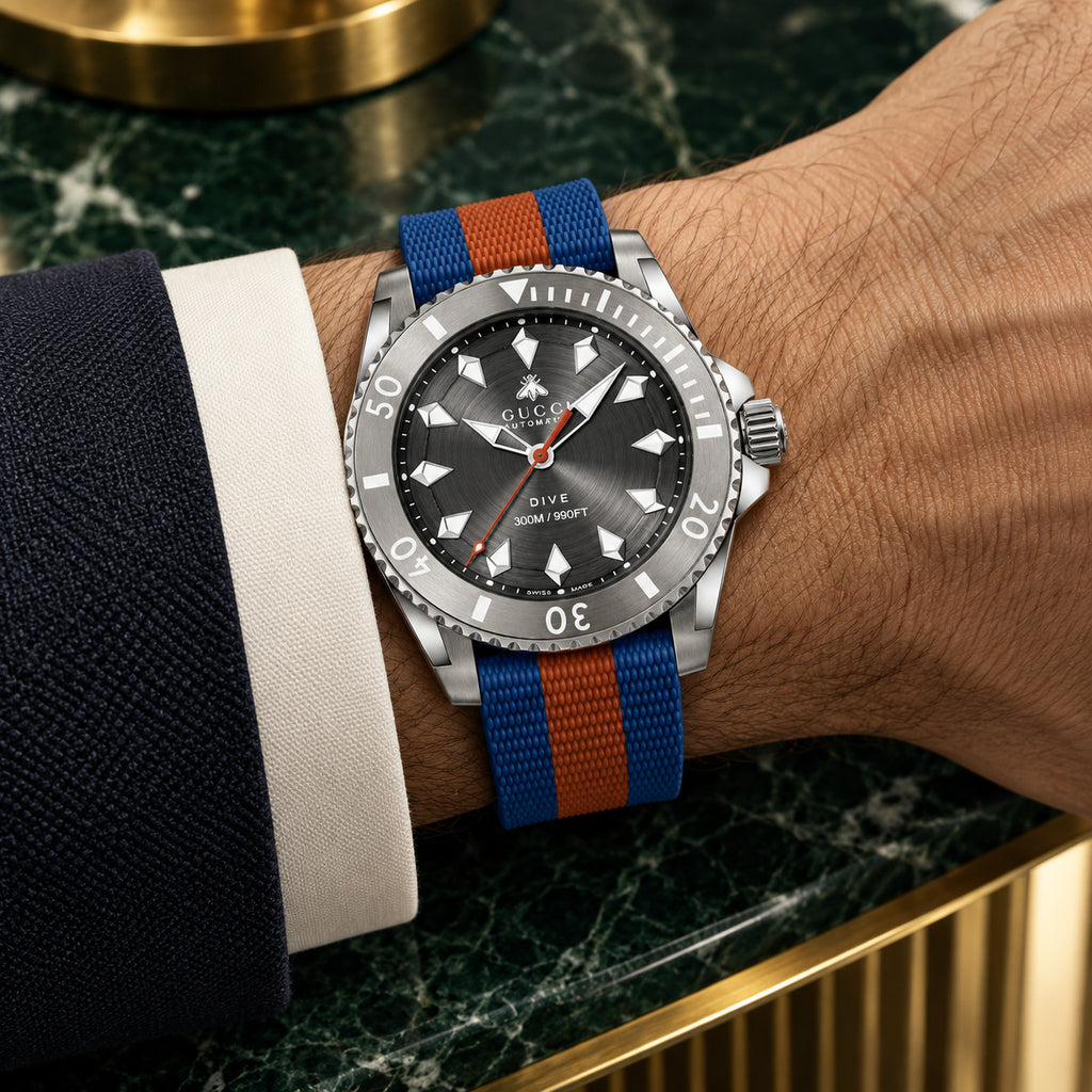 Gucci Dive 40 mm Dark grey Watch – YA136352