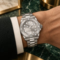 Gucci Dive 40 mm Silver sunburst Watch – YA136354