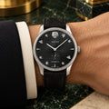 Gucci G-Timeless Small Seconds 40 mm Black guilloche with feline, bee and star motifs Watch – YA126365