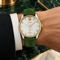 Gucci G-Timeless Small Seconds 40 mm White guilloche with gold feline, bee and star motifs Watch – YA126363