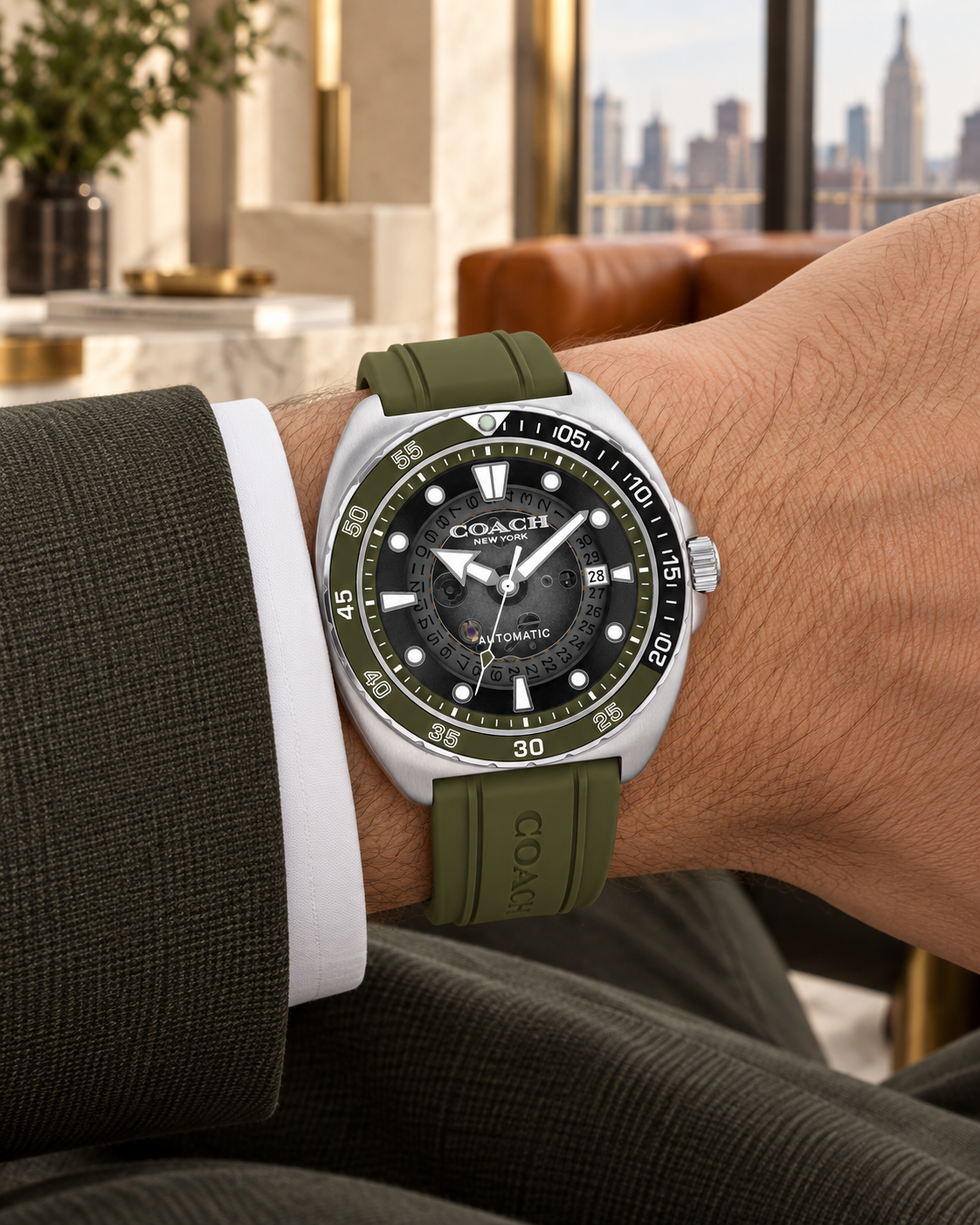 Coach Charter 14602717 worn on wrist