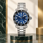 Gucci Dive 40 mm Blue sunburst Watch – YA136362