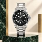Gucci Dive 40 mm Black sunburst Watch – YA136353