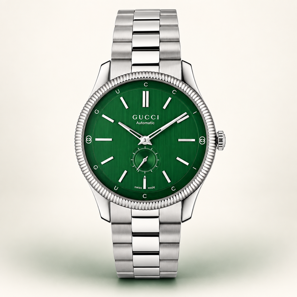 Gucci G-Timeless Automatic 40mm Green Dial Men’s Watch – YA126397