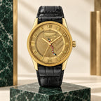 Gucci Eryx GMT 40 mm Engraved champagne-gold Watch – YA126342