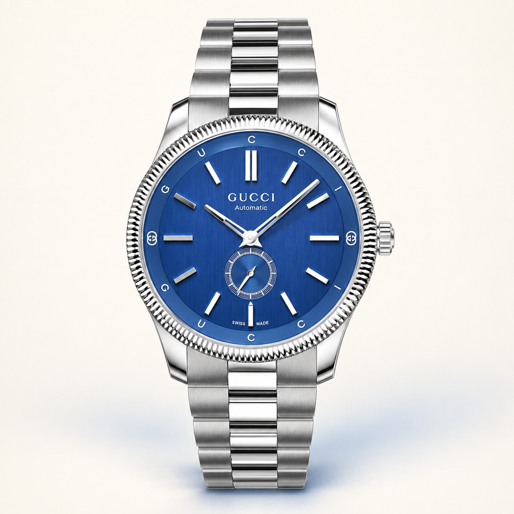 Gucci G-Timeless Automatic 40mm Blue Dial Men’s Watch – YA126389