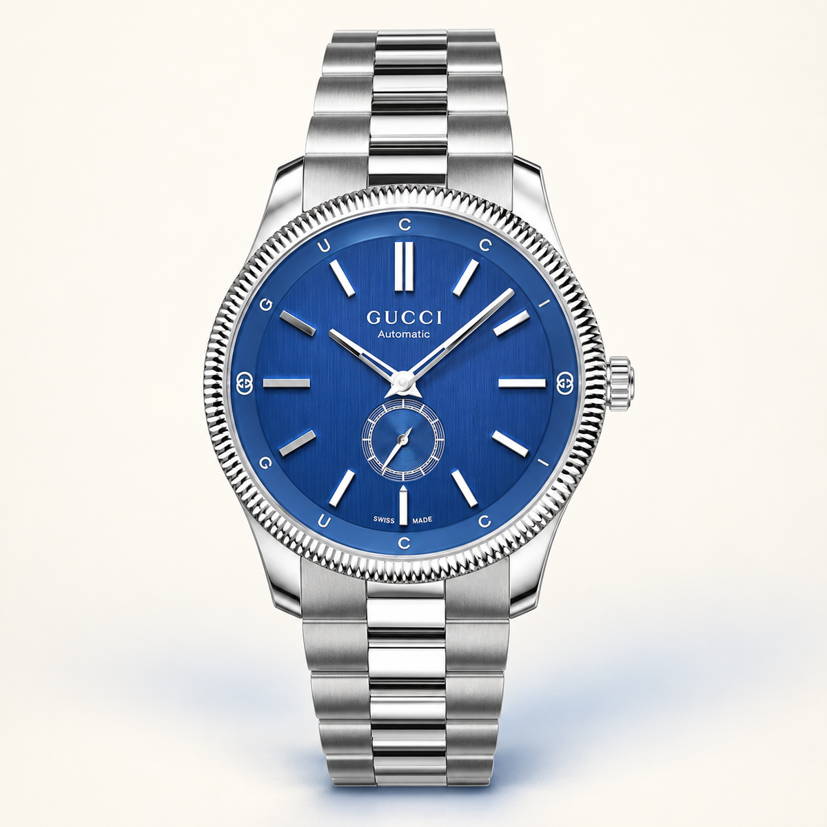Gucci G-Timeless Automatic 40mm Blue Dial Men’s Watch – YA126389