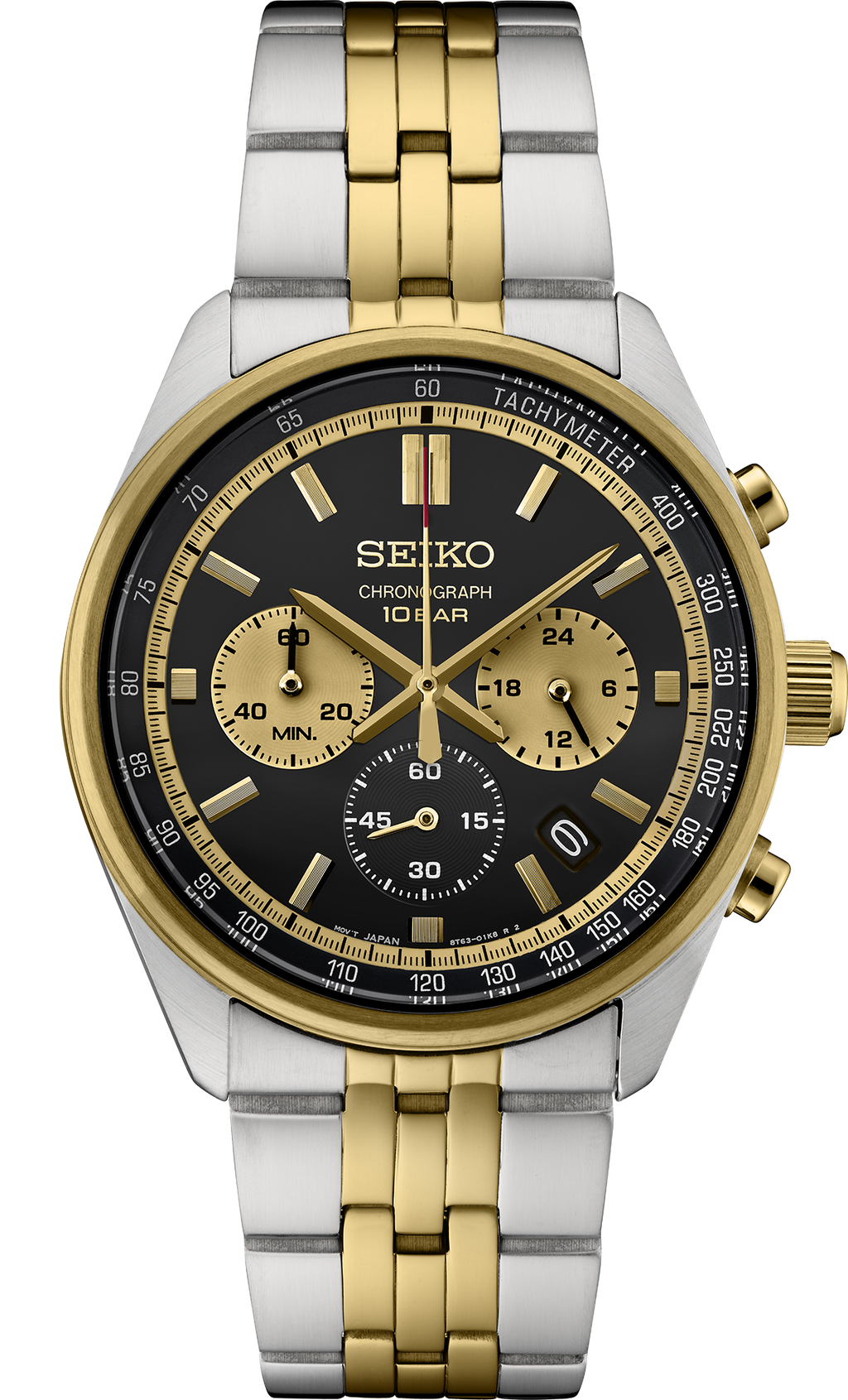 Seiko Essentials SSB430P1 Two-Tone Quartz Chronograph 41.5mm Men's Watch - product view 1