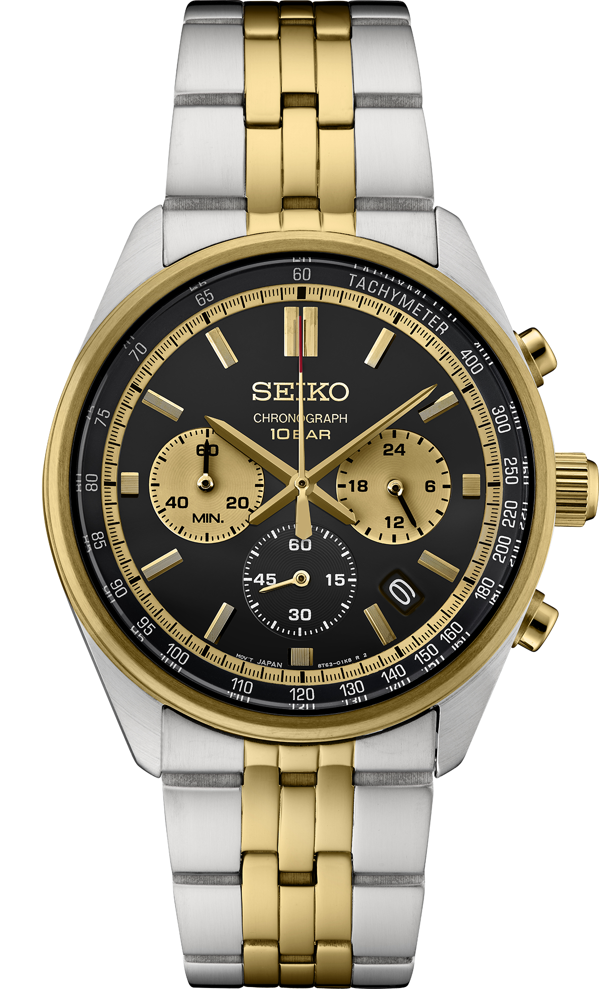 Seiko Essentials SSB430P1 Two-Tone Quartz Chronograph 41.5mm Men's Watch - product view 1