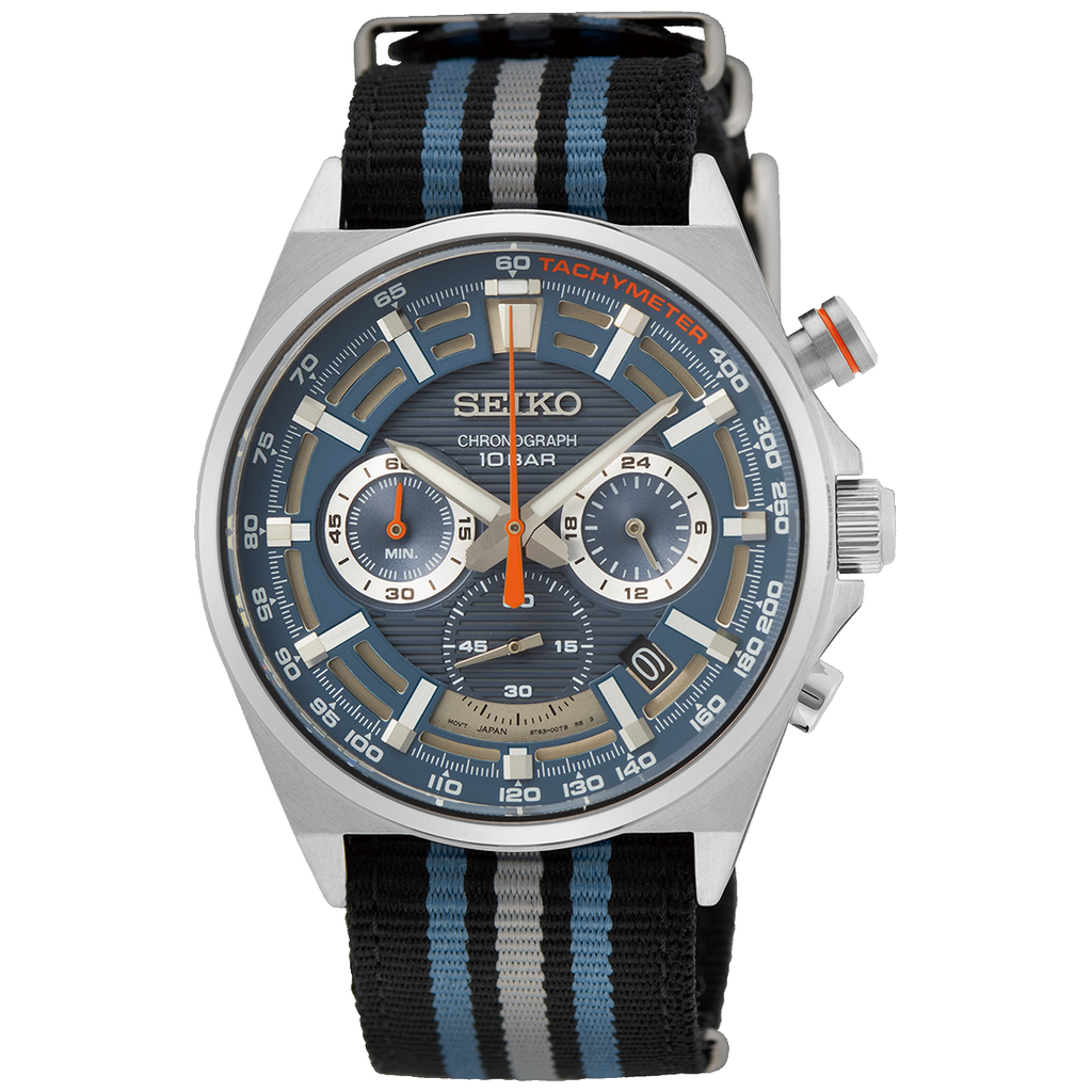 Seiko SSB409P1 Blue Dial Quartz Chronograph 41mm Men's Watch - product view 1