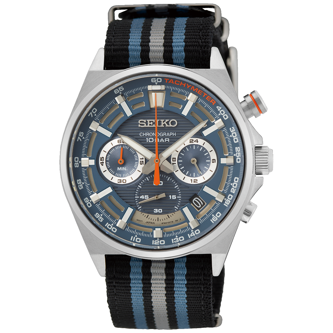 Seiko SSB409P1 Blue Dial Quartz Chronograph 41mm Men's Watch - product view 1