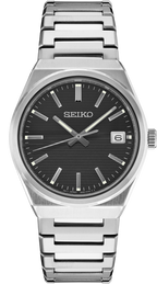 Seiko Essentials SUR557P1 Black Dial Quartz 39mm Men's Watch - product view 1