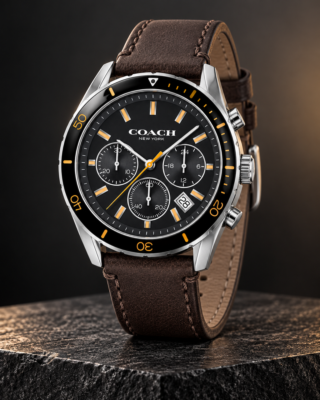 Coach Preston men's chronograph 14602514 studio product view