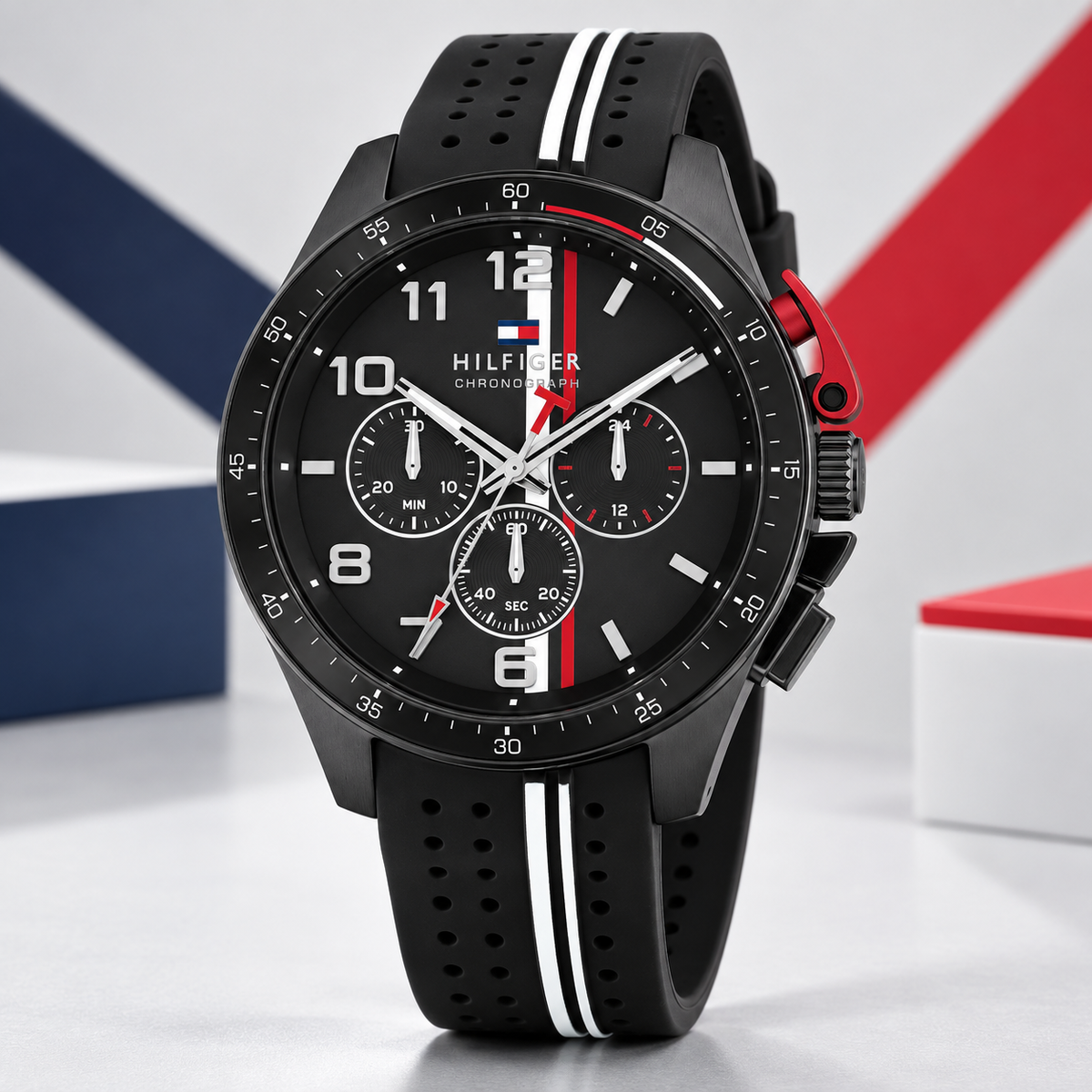 Tommy Hilfiger Bank Chronograph 1792168 studio product view