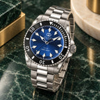Gucci Dive 40 mm Blue sunburst Watch – YA136362