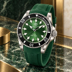 Gucci Dive 40 mm Green sunburst Watch – YA136360