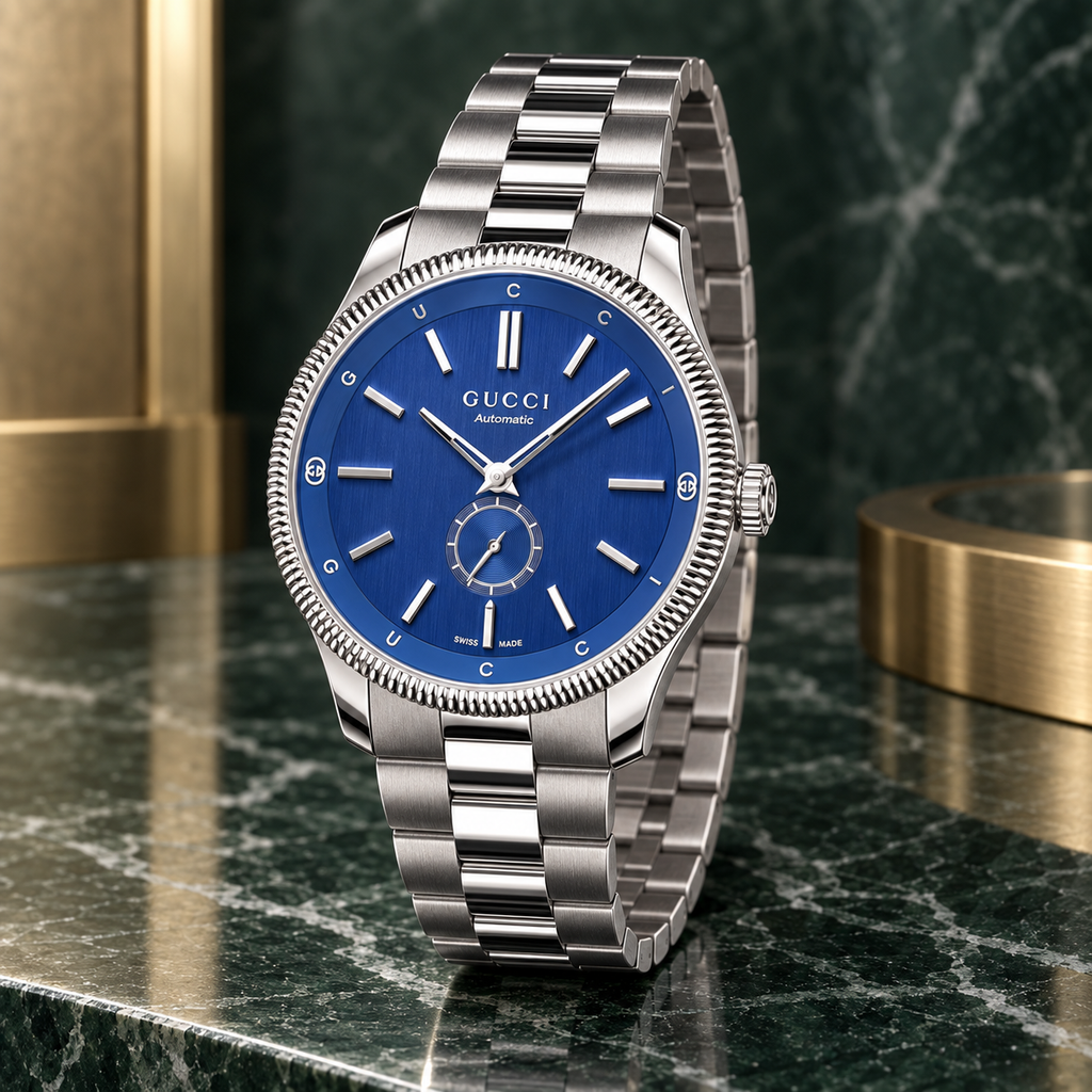 Gucci G-Timeless Automatic 40mm Blue Dial Men’s Watch – YA126389