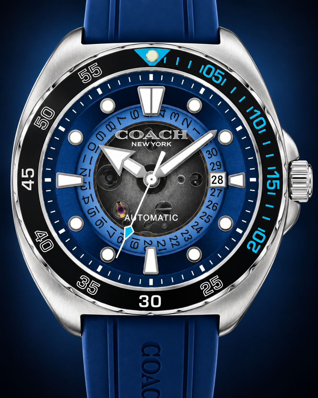 Coach Charter 14602714 dial macro