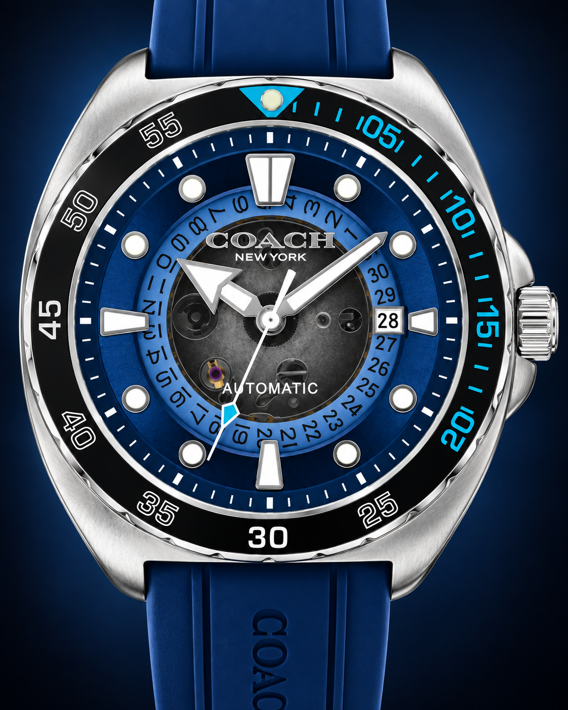 Coach Charter 14602714 dial macro