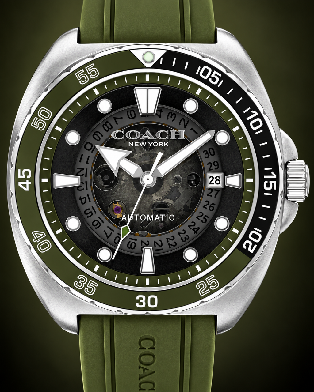 Coach Charter 14602717 dial macro