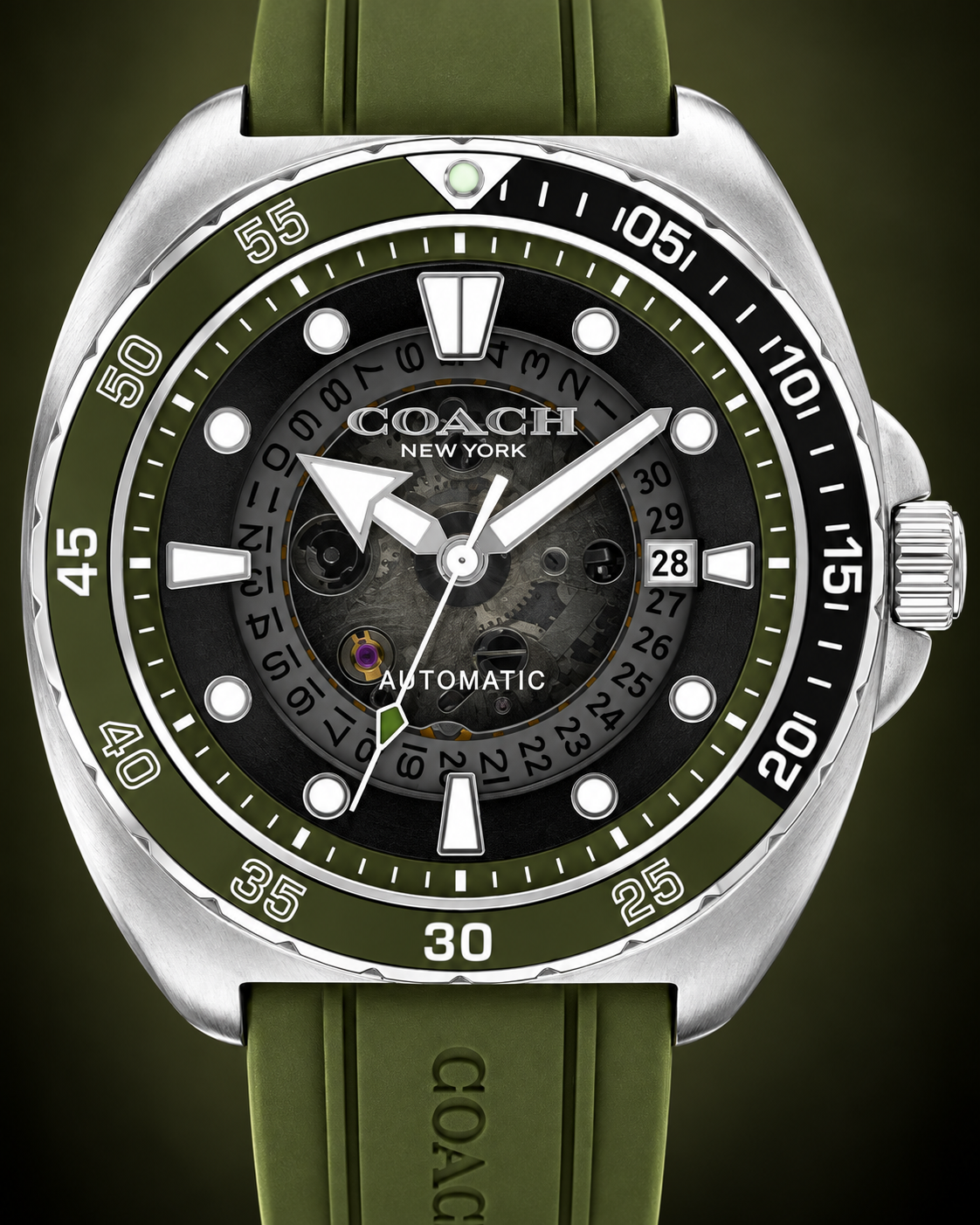 Coach Charter 14602717 dial macro