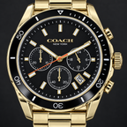 Coach Preston men's chronograph 14602517 dial macro