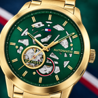 Tommy Hilfiger Henry Automatic 1710662 dial macro
