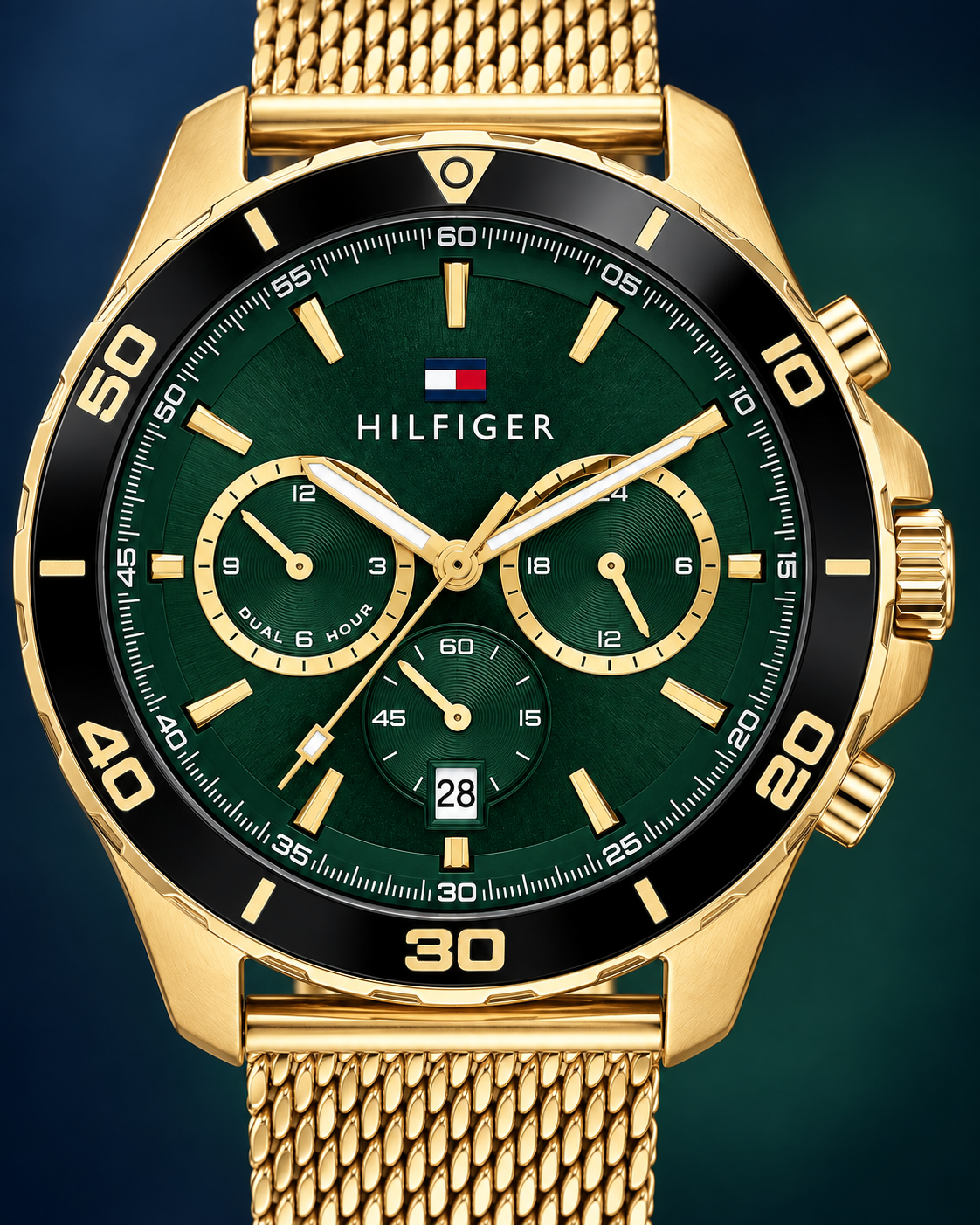 Tommy Hilfiger Jordan 1792093 dial macro