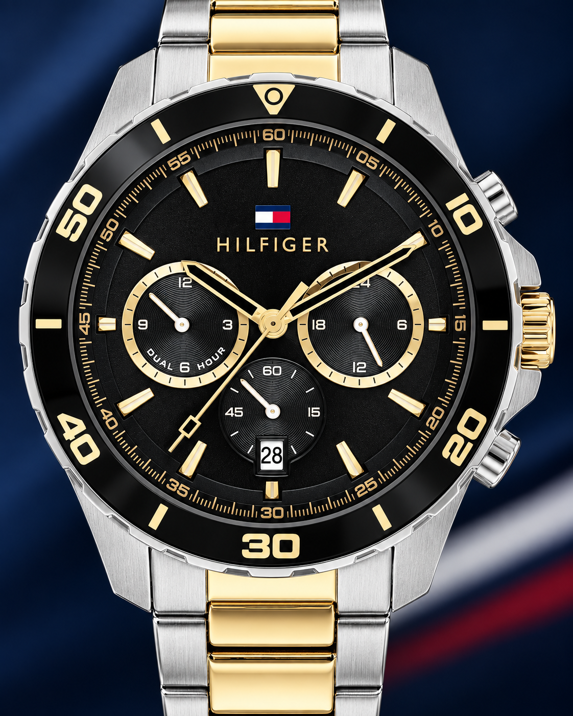 Tommy Hilfiger Jordan 1792095 dial macro