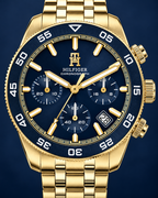 Tommy Hilfiger TH85 Chrono 1792158 dial macro
