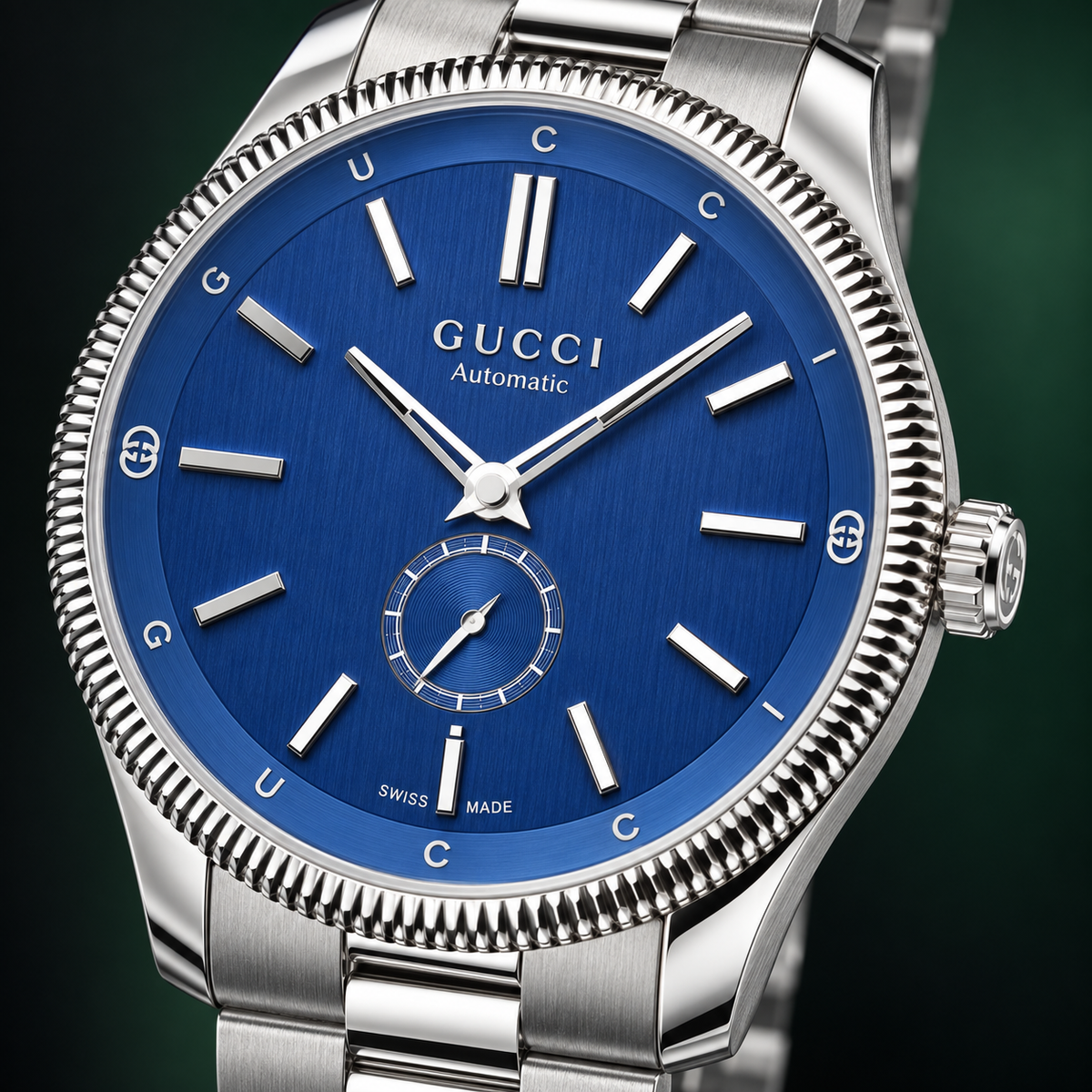Gucci G-Timeless Automatic 40mm Blue Dial Men’s Watch – YA126389