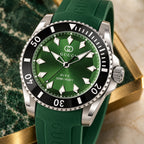 Gucci Dive 40 mm Green sunburst Watch – YA136360