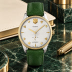 Gucci G-Timeless Small Seconds 40 mm White guilloche with gold feline, bee and star motifs Watch – YA126363