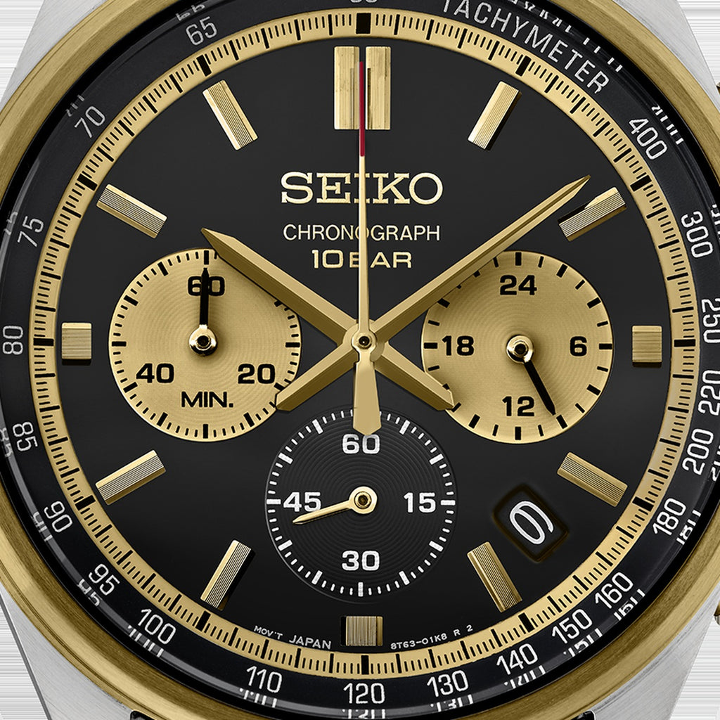Seiko Essentials SSB430P1 Two-Tone Quartz Chronograph 41.5mm Men's Watch - product view 4