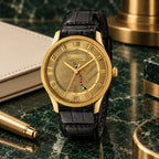 Gucci Eryx GMT 40 mm Engraved champagne-gold Watch – YA126342