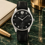 Gucci G-Timeless Small Seconds 40 mm Black guilloche with feline, bee and star motifs Watch – YA126365