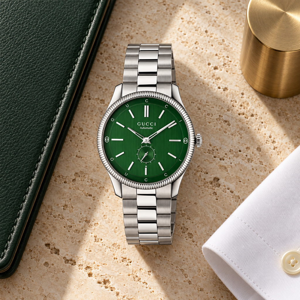Gucci G-Timeless Automatic 40mm Green Dial Men’s Watch – YA126397