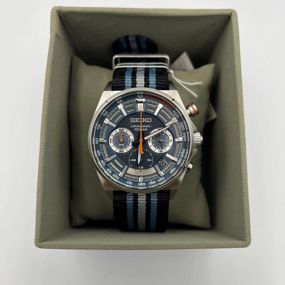 Seiko SSB409P1 Blue Dial Quartz Chronograph 41mm Men's Watch - product view 4