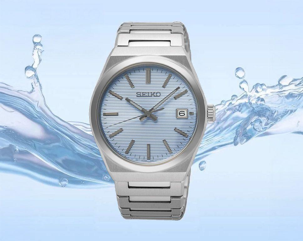 Seiko SUR599P1 Light Blue Dial Quartz 38.9mm Men's Watch - product view 4