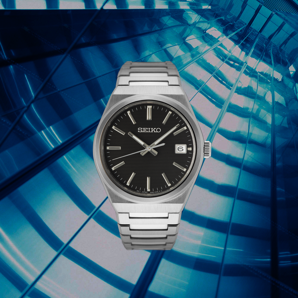 Seiko Essentials SUR557P1 Black Dial Quartz 39mm Men's Watch - product view 4
