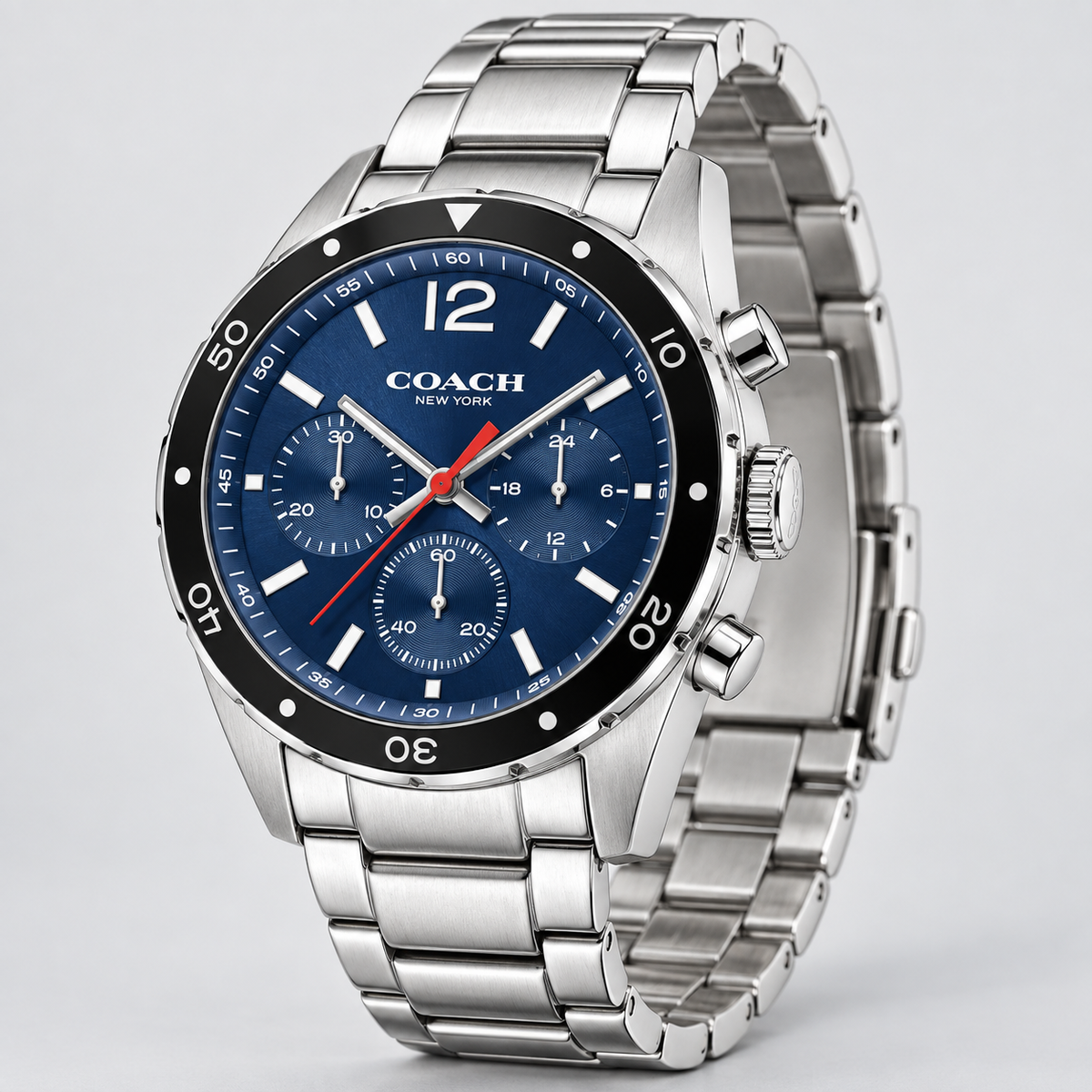 Coach Sullivan Sport men's chronograph 14602032 three-quarter profile