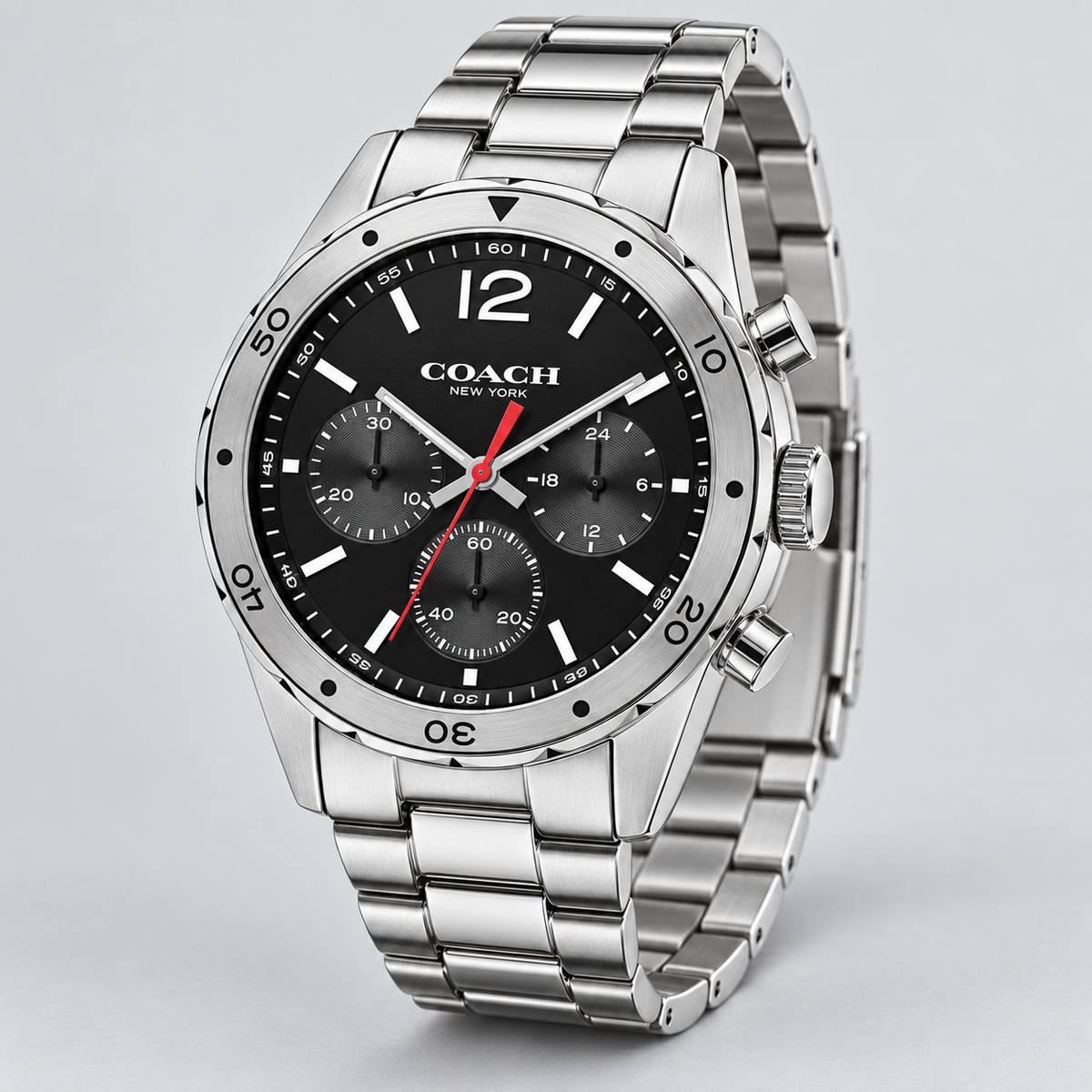 Coach Sullivan Sport men's chronograph 14602034 three-quarter profile