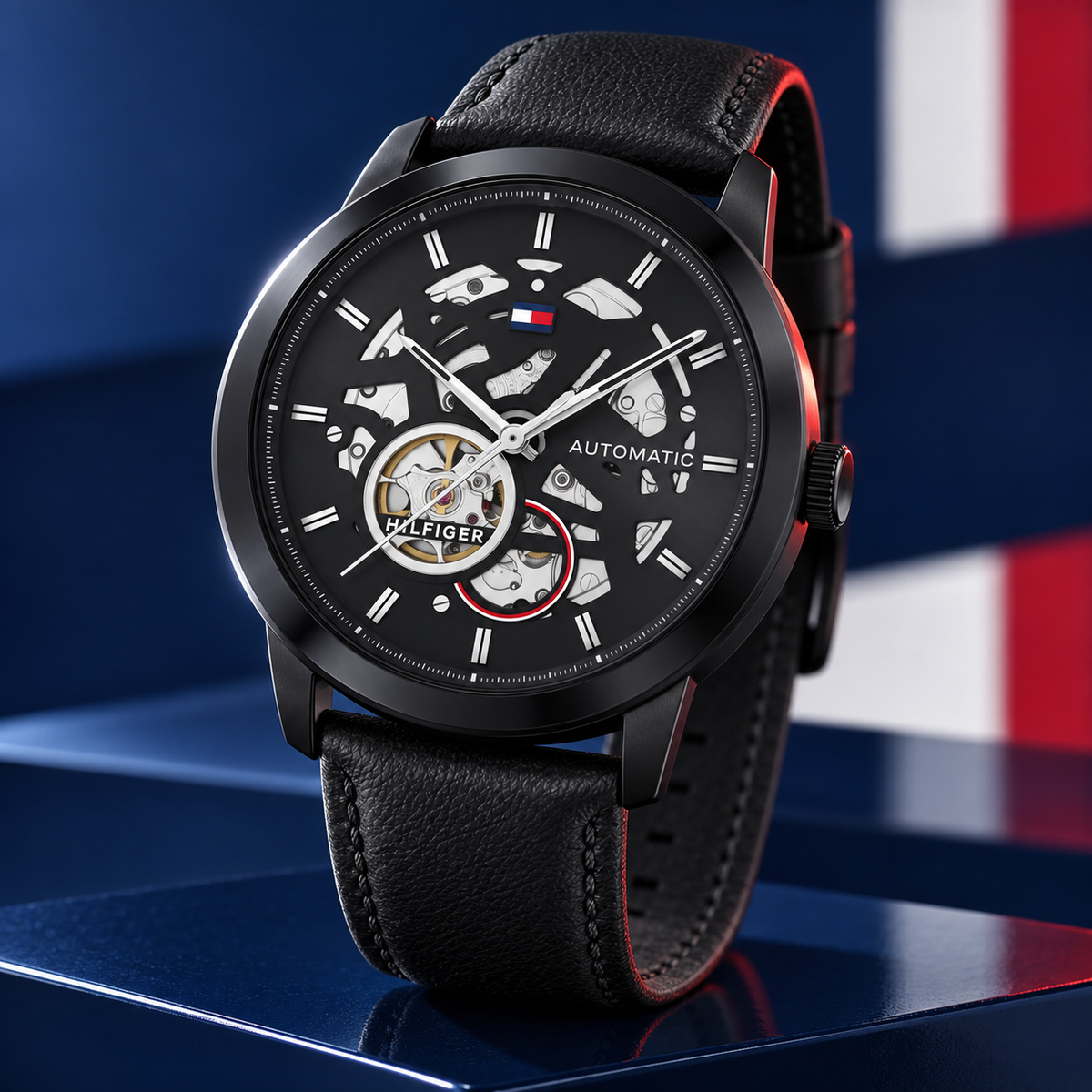 Tommy Hilfiger Henry Automatic 1710659 three-quarter profile