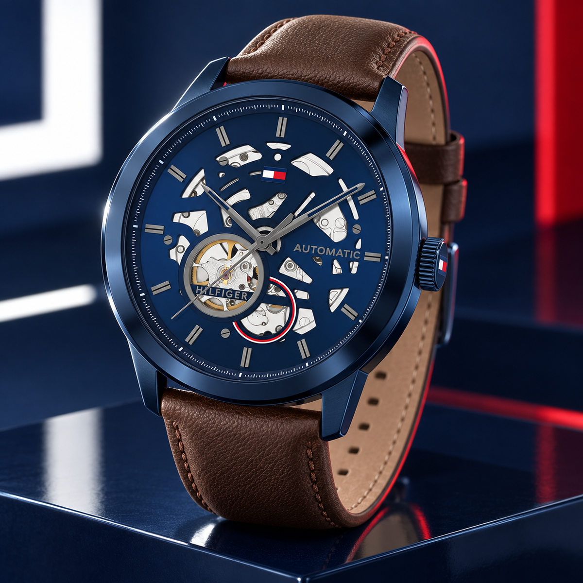 Tommy Hilfiger Henry Automatic 1710660 three-quarter profile