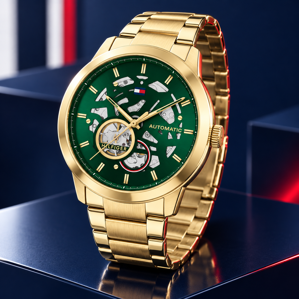Tommy Hilfiger Henry Automatic 1710662 three-quarter profile