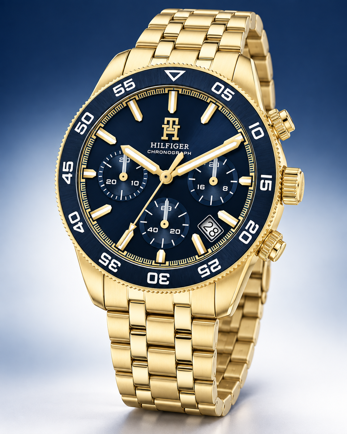 Tommy Hilfiger TH85 Chrono 1792158 three-quarter profile