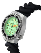 Ratio FreeDiver Version 02 Helium Safe 1000M Saphir Quarz Mintgrünes Zifferblatt 1038EF102V-GRN-V02 Herrenuhr